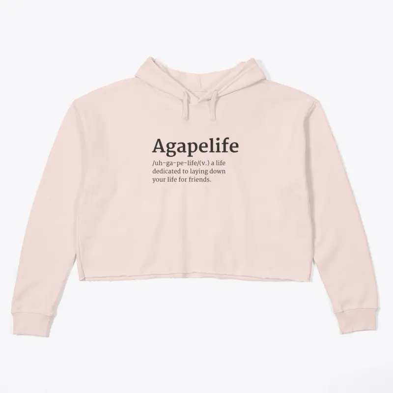 AGE Definition Crop Hoodie